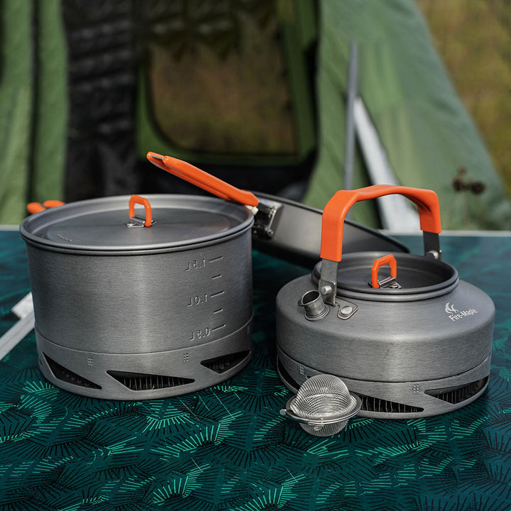 Portable Outdoor Camping Cookware Picnic Heat Set