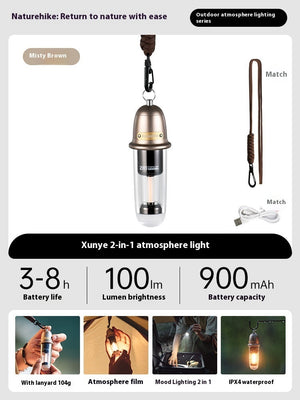 Illuminate Your Adventures with the Portable Outdoor Camping Tent Lantern Light